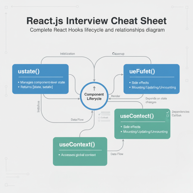 React.js Interview Cheat Sheet: 7 Essential Concepts to Master React ...