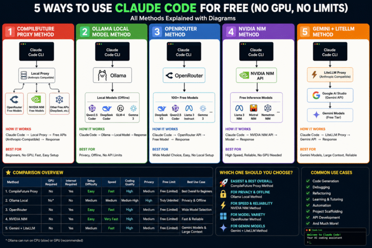 How to Use Claude Code FREE in 2026 — 5 Real Methods - CS Corner Sunita Rai